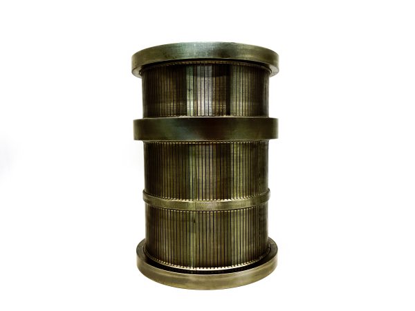 Modular cylindrical filtering cartridges